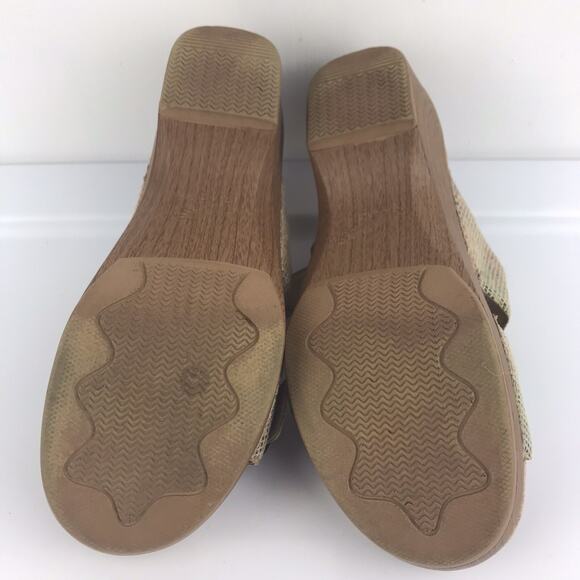 Dansko Sandals Sophie Stained Glass Sand Clogs Slides Leather Block Heel Size 37 - Picture 16 of 16